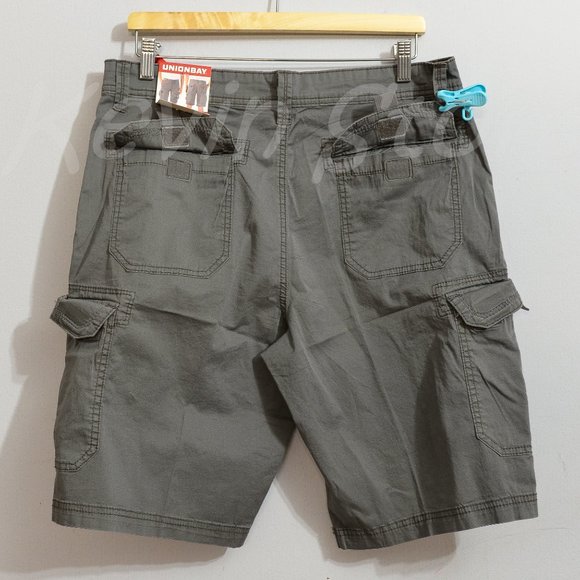 Men cargo short Unionbay Grey - Picture 5 of 7